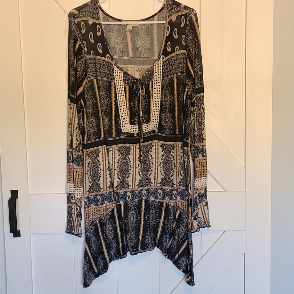 Long sleeve blouse